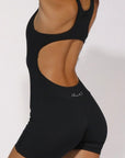 SCOOP NECK PLAYSUIT
