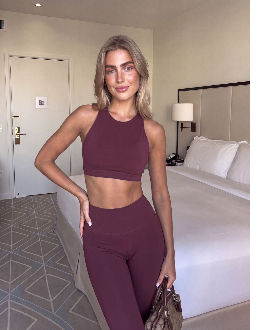 Aura High Neck Crop