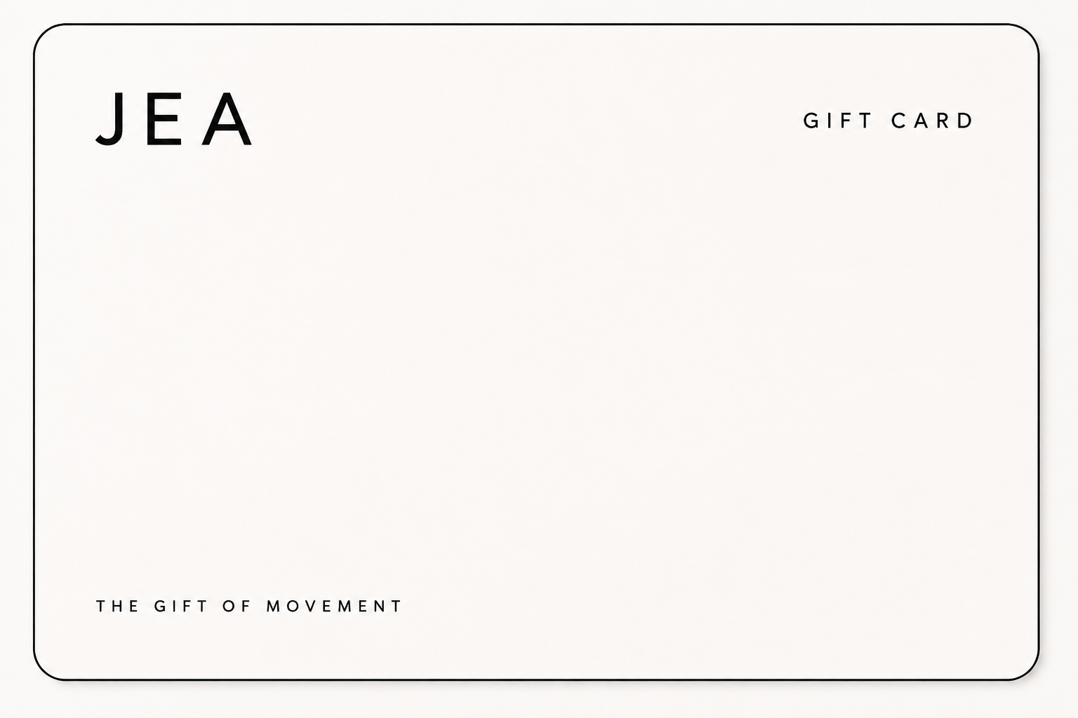 Jea Gift Card