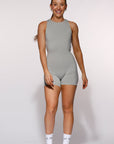 HIGH NECK PLAYSUIT