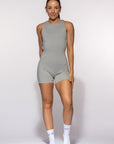 HIGH NECK PLAYSUIT