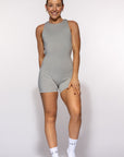 HIGH NECK PLAYSUIT