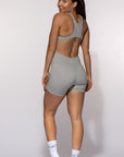 HIGH NECK PLAYSUIT