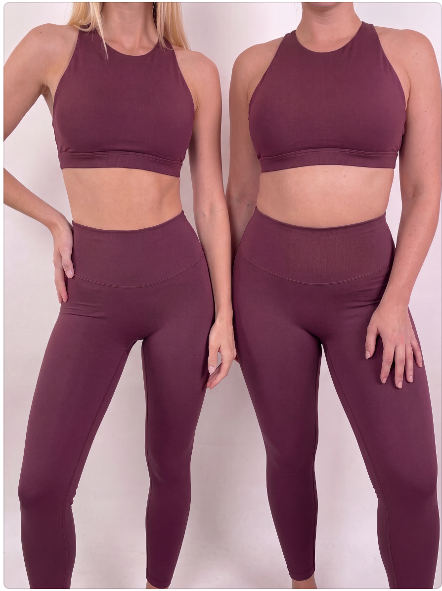 Aura High Neck Crop