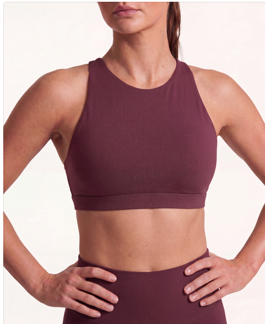 Aura High Neck Crop